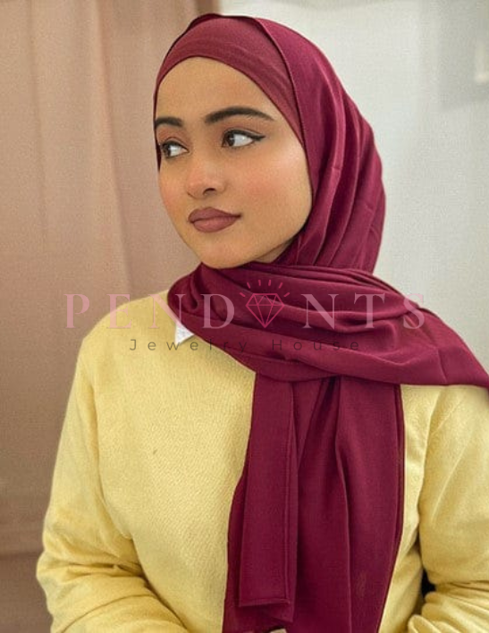 Instant Chiffon Hijab with Stitched Cap