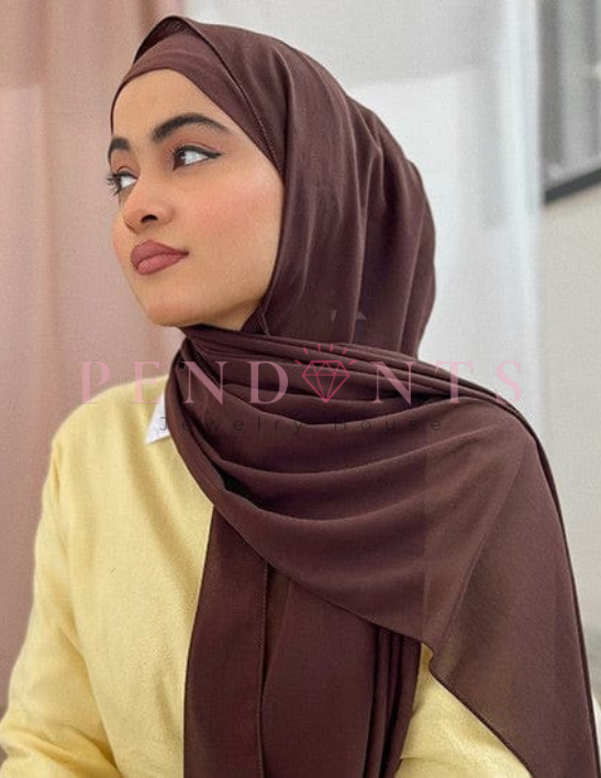 Instant Chiffon Hijab with Stitched Cap