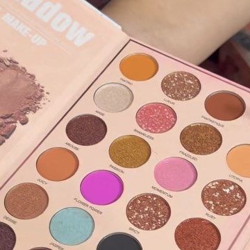 Viral Makeup Book Palette Eyeshadow,Highlighter,Blusher Palette