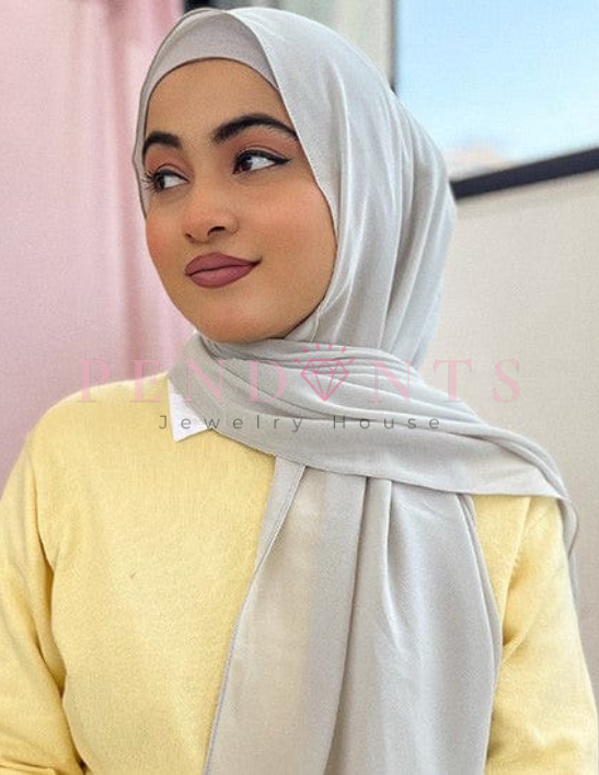 Instant Chiffon Hijab with Stitched Cap