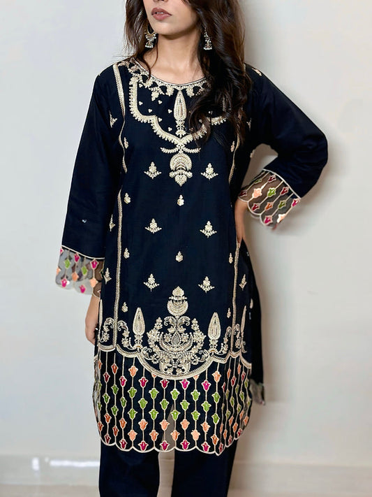 2piece - Khadder Embroidered Suit