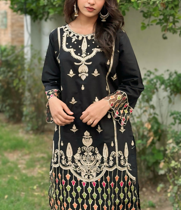 2piece - Khadder Embroidered Suit