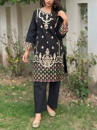 2piece - Khadder Embroidered Suit