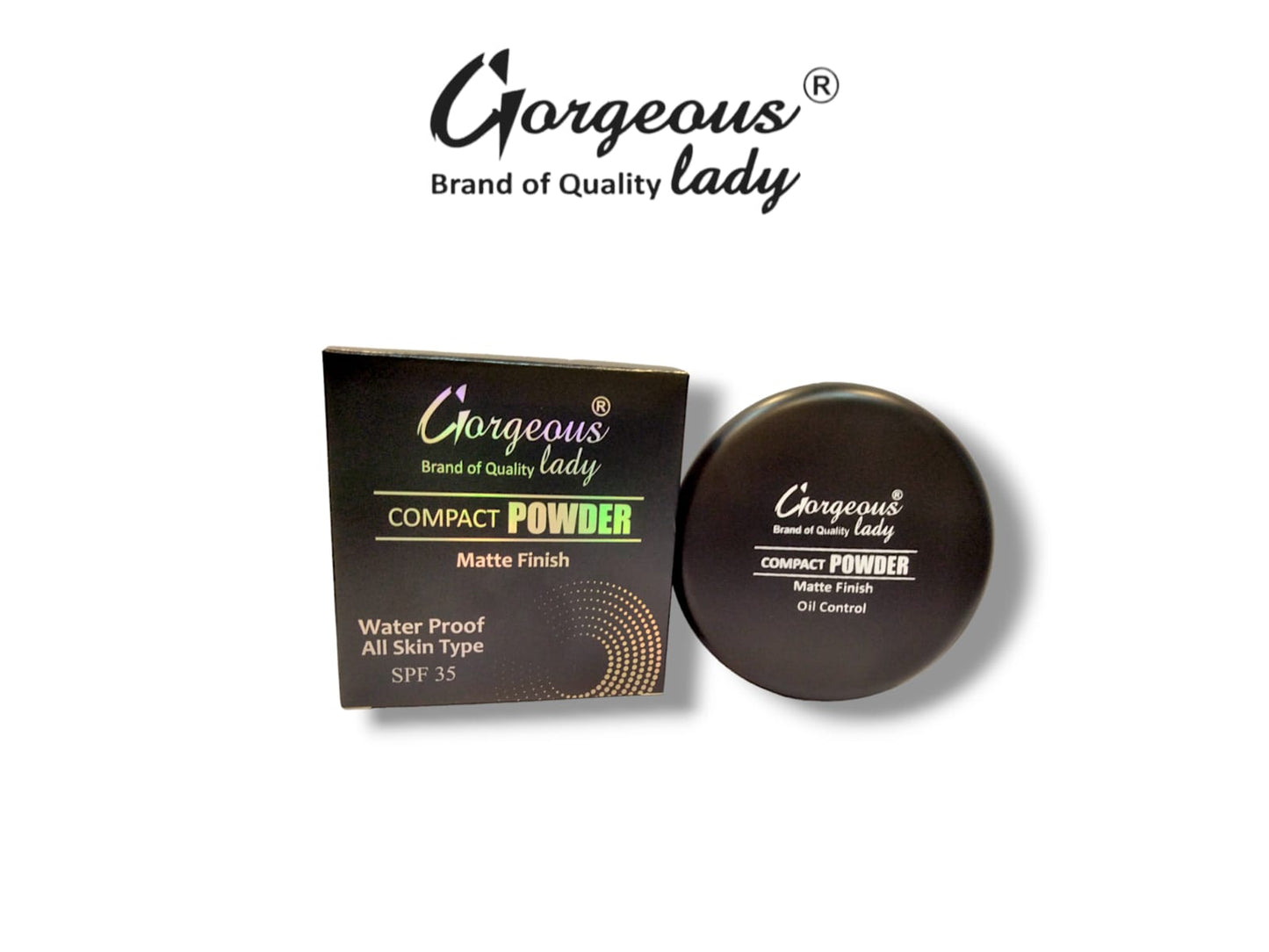 GORGEOUS LADY NEW MATTE FINISH COMPACT POWDER