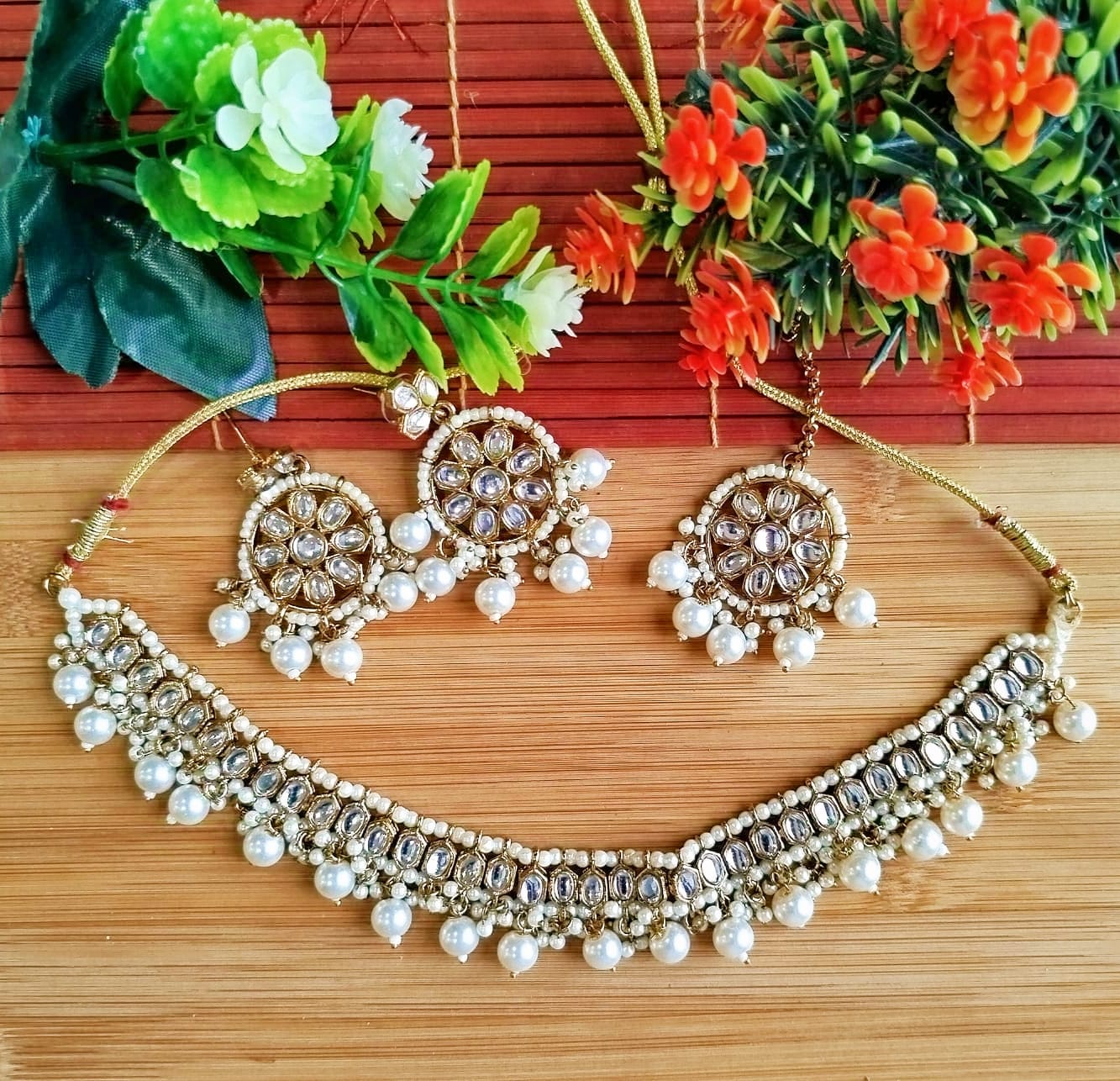 Premium Kundan Necklace Set