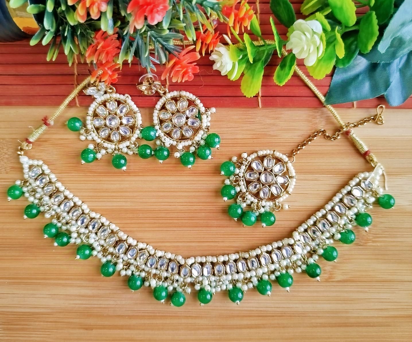 Premium Kundan Necklace Set