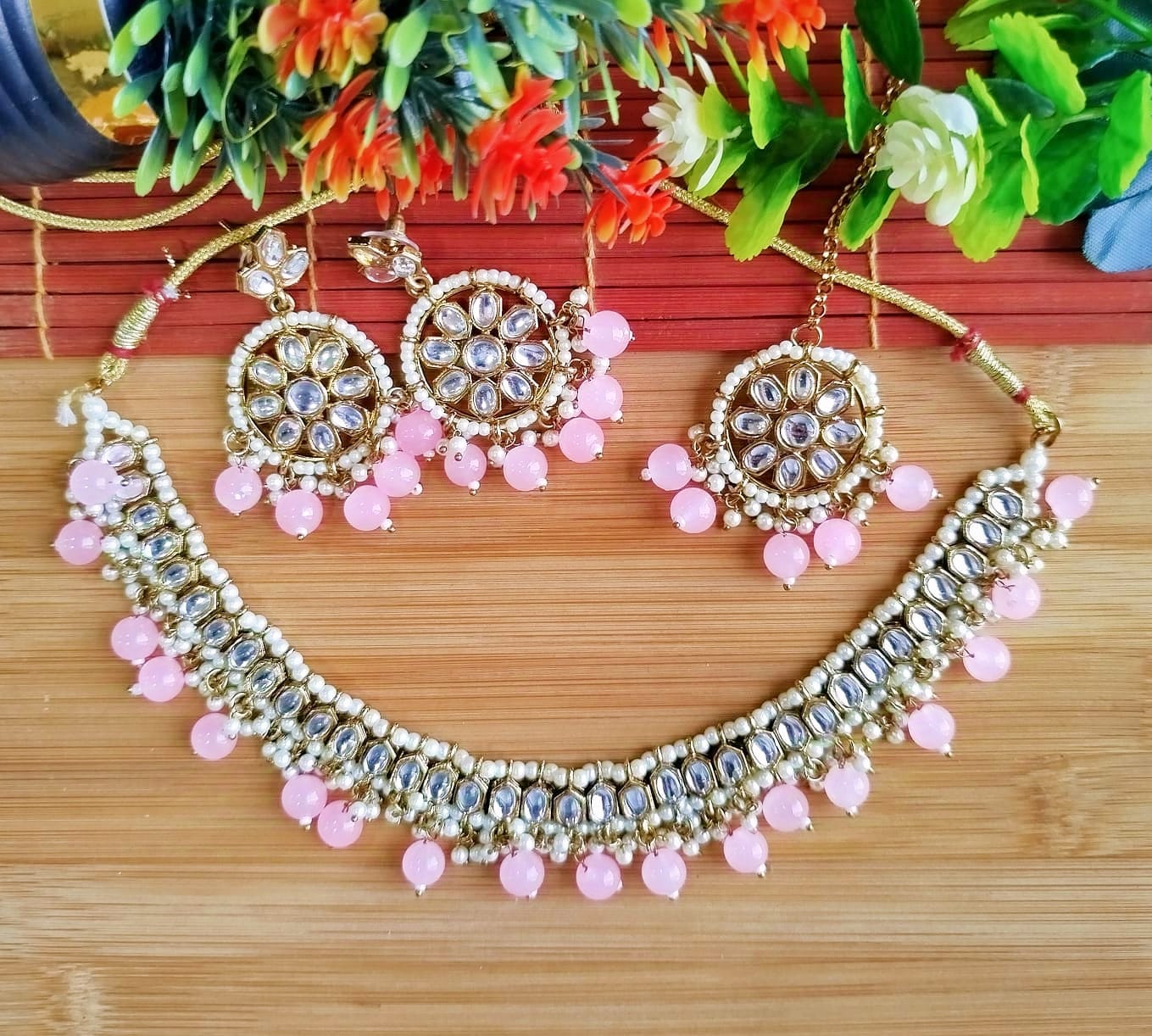 Premium Kundan Necklace Set