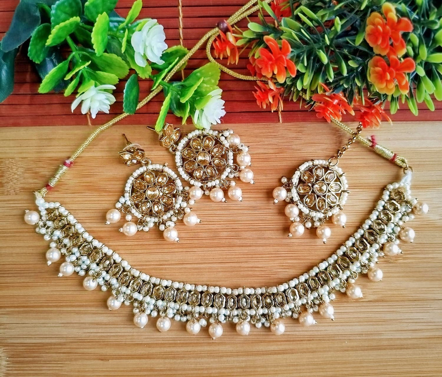 Premium Kundan Necklace Set