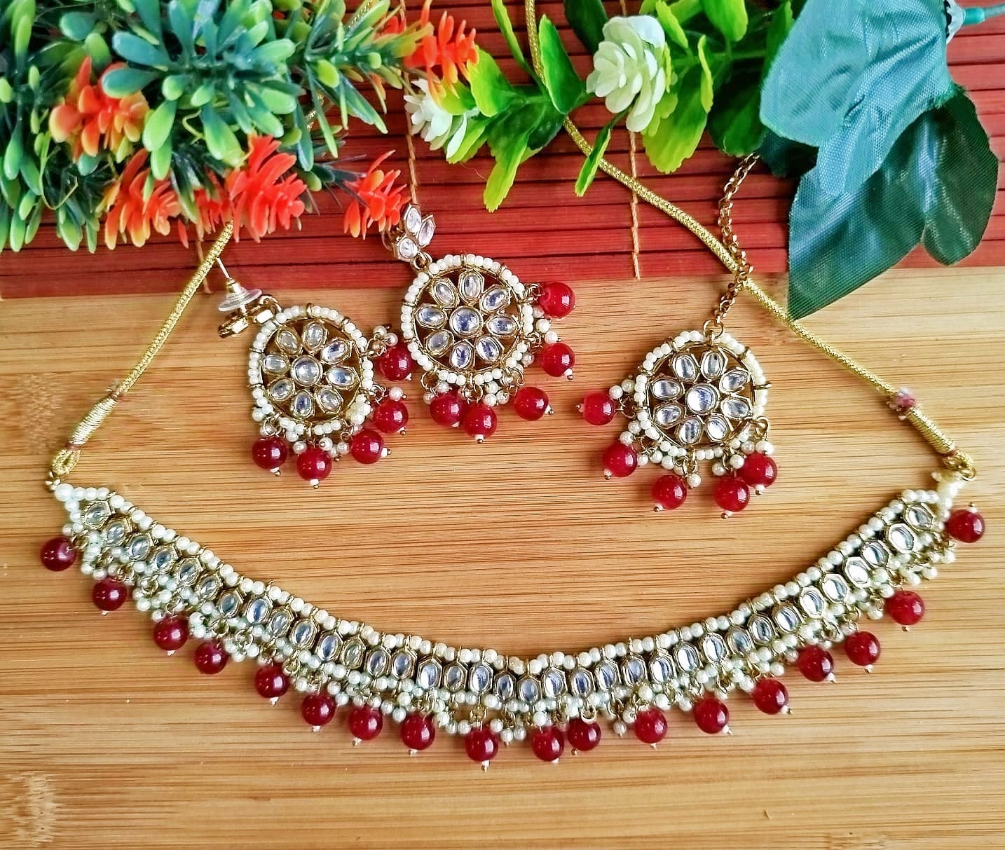 Premium Kundan Necklace Set